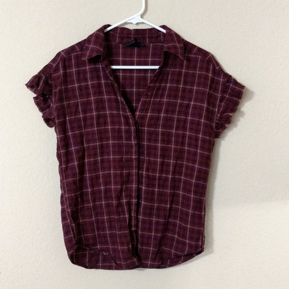 PAIGE Plaid Top